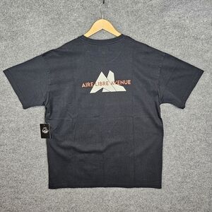 NWT Men's - AIRE LIBRE AVENUE Graphic Tee | Vintage Black Streetwear